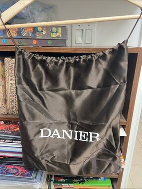 Vintage Danier Dark Brown Satin Logo Dust Bag